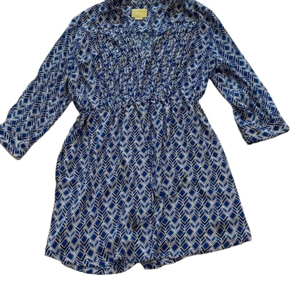 Maeve Anthropologie Galen Mini Dress Blue, Boho, Casual, Size Small